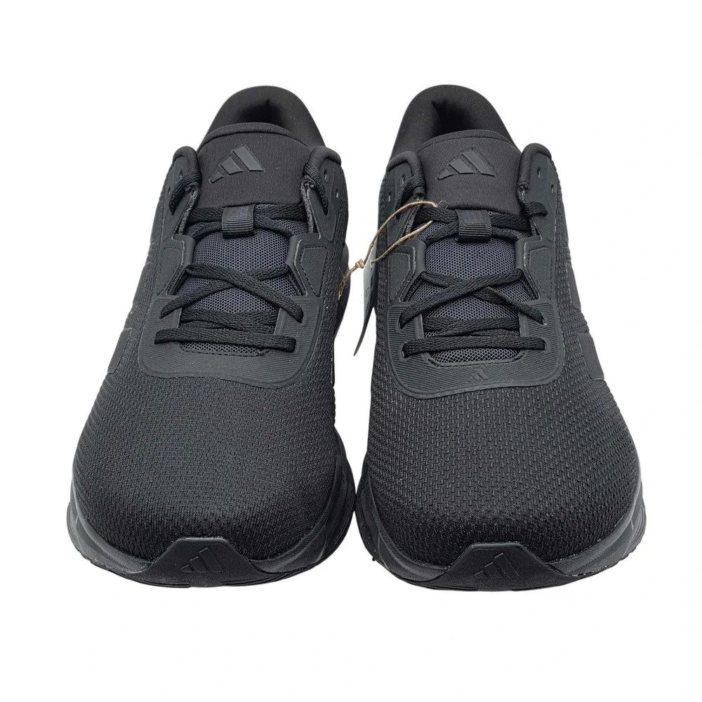 Adidas Galaxy 7 Running Shoes Men's Size 14 Triple Black Cloudfoam NWT ID8757